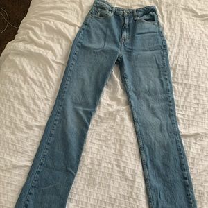 Zara Flare Slitted High Rise Jeans